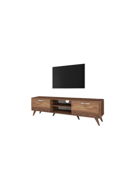 Mueble TV SYBIL, MDF Acabado Nogal