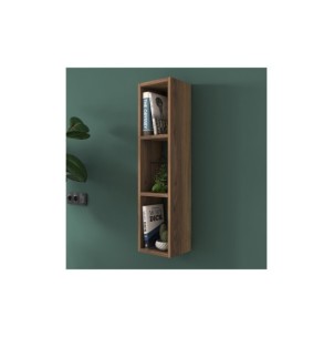 Estantería de Pared FRY, MDF Acabado Nogal