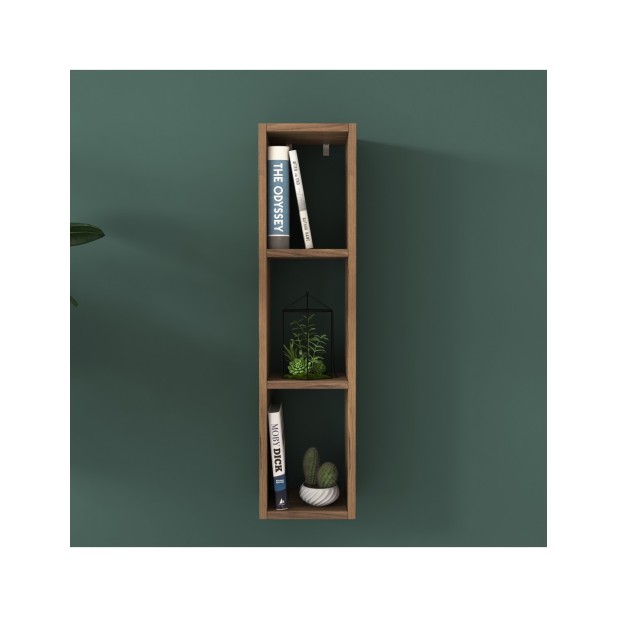 Estantería de Pared FRY, MDF Acabado...