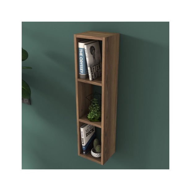 Estantería de Pared FRY, MDF Acabado...