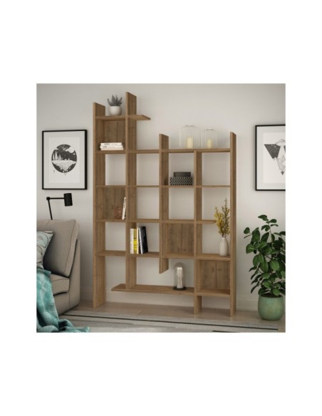 Estantería GITTER 188x122 cm, MDF Acabado Hitit