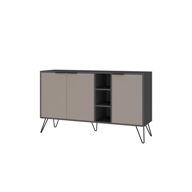 Aparador RITA, MDF Acabado Antracita...