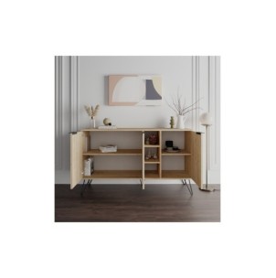 Aparador RITA, MDF Acabado Roble 2