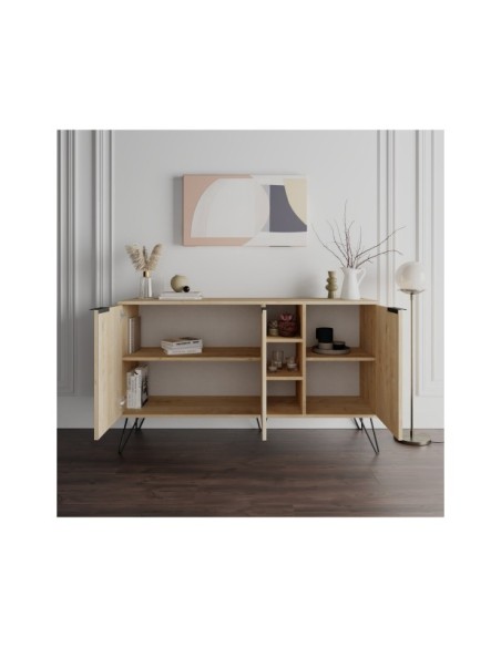 Aparador RITA, MDF Acabado Roble