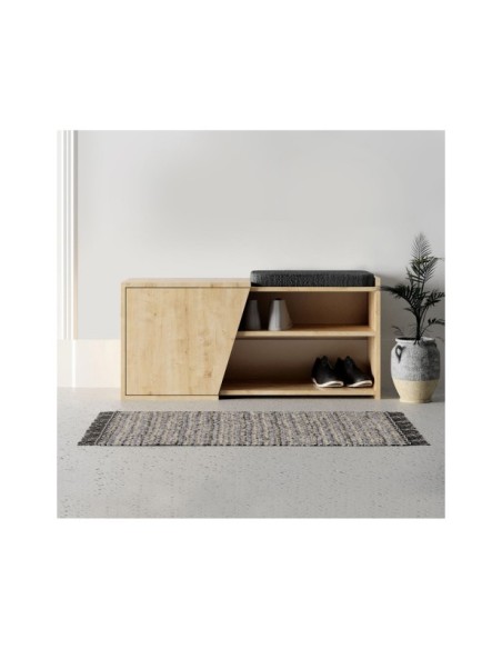 Estantería Aparador CLIO 104x37 cm, MDF Acabado Roble