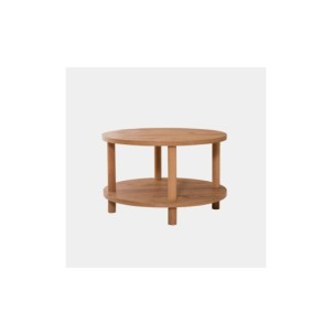 Mesa de Centro MØDE Ø70 cm, MDF Acabado Pino Atlántico 2