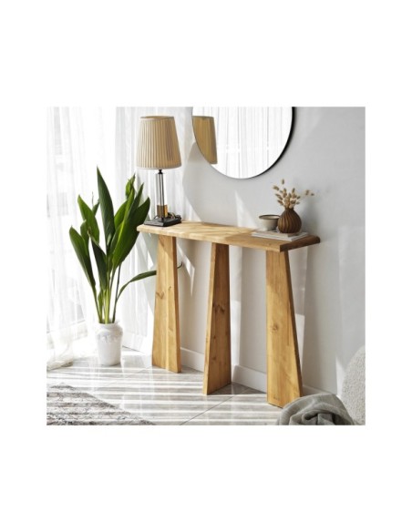 Consola SATIS, MDF Acabado Roble