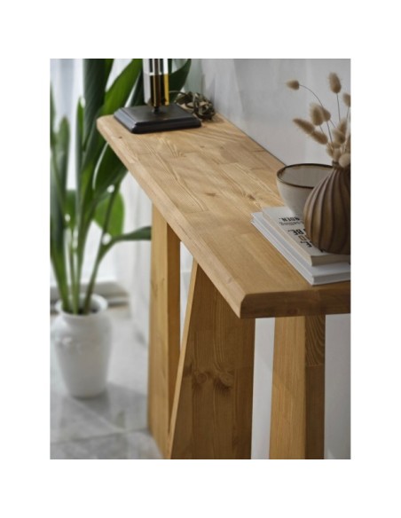Consola SATIS, MDF Acabado Roble