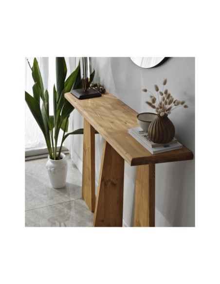 Consola SATIS, MDF Acabado Roble