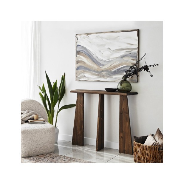 Consola SATIS, MDF Acabado Nogal