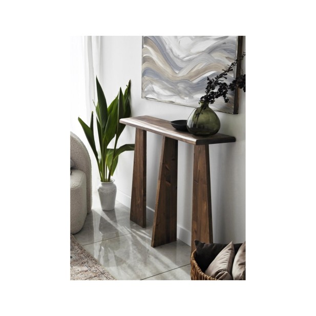 Consola SATIS, MDF Acabado Nogal