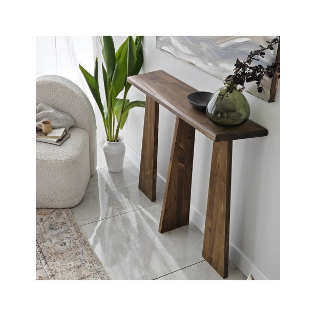 Consola SATIS, MDF Acabado Nogal