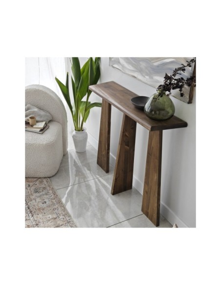 Consola SATIS, MDF Acabado Nogal