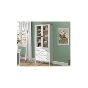 Vitrina Aparador con 3 Cajones VISE 194x83 cm, MDF... 2