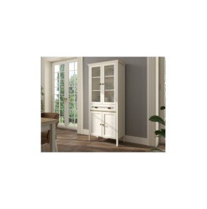 Vitrina Aparador VISE 194x88 cm, MDF Acabado Blanco