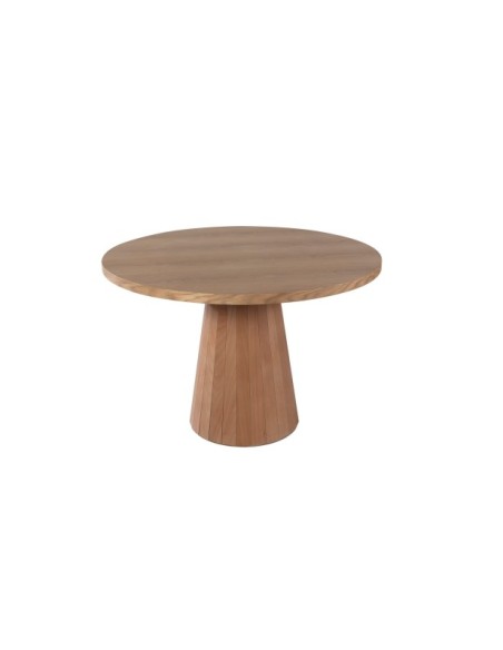 Mesa KOMET Ø100 cm de Comedor, Haya Natural / MDF
