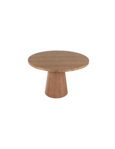 Mesa KOMET Ø100 cm de Comedor, Haya Natural / MDF