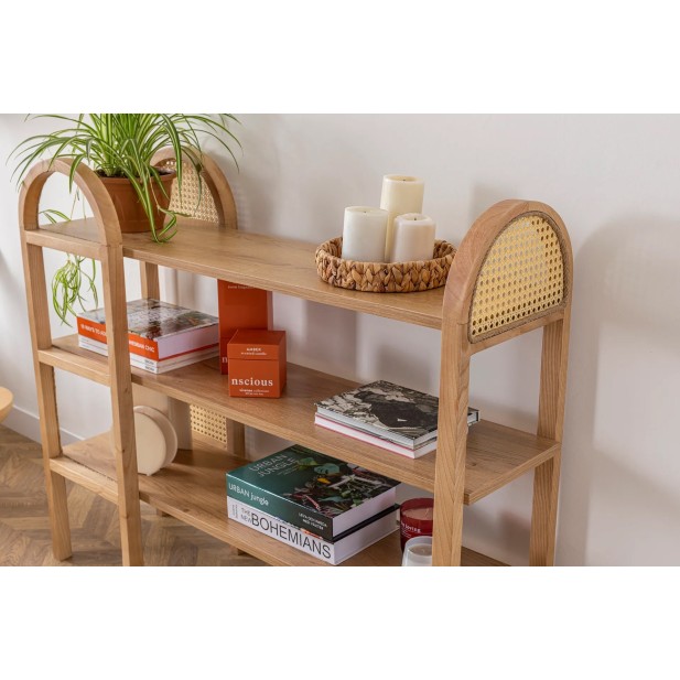 Estantería OZER 110x90 cm, Fresno...