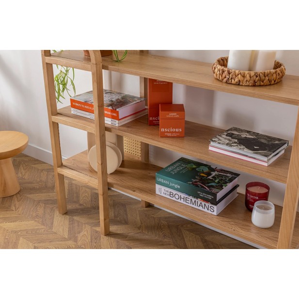 Estantería OZER 110x90 cm, Fresno...