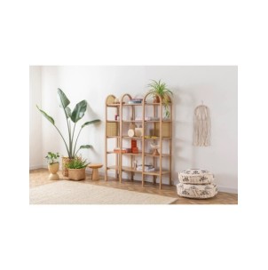 Estantería OZER 120x160 cm, Fresno Natural / MDF