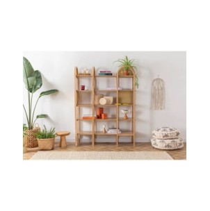 Estantería OZER 120x160 cm, Fresno Natural / MDF 2