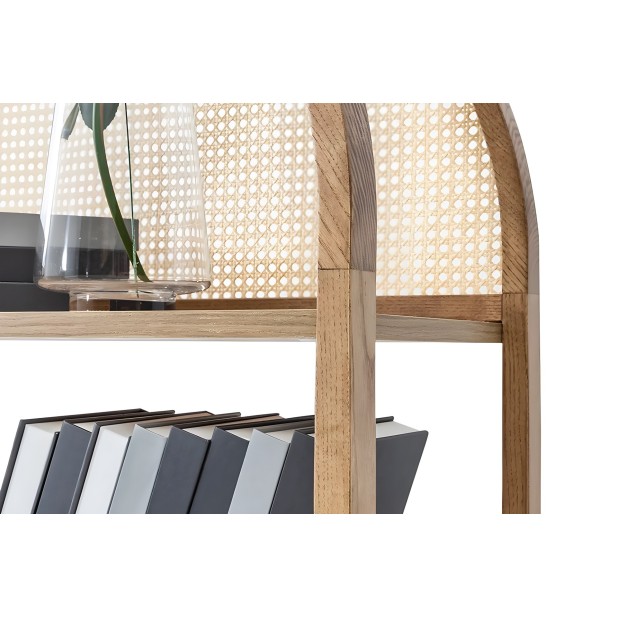 Estantería OZER 75x182 cm, Fresno...