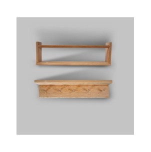 Set 2 Estanterías de Pared EIRA 50x15 cm, Pino Macizo... 2