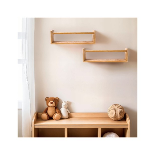 Set 2 Estanterías de Pared EIRE 50x15...