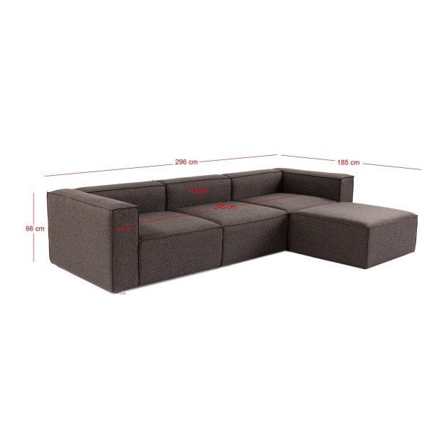 Sofá Esquinero MODI 296x185 cm, Lino...