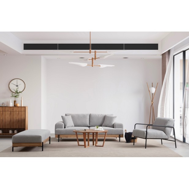 Sofá FREI NEGRO 3 Plazas 220x98 cm,...