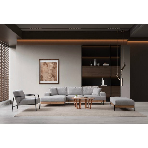 Sofá Esquinero FREI ROBLE (Izquierdo)...