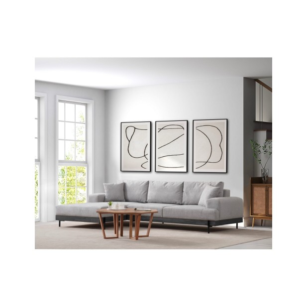 Sofá Esquinero FREI NEGRO (Izquierdo)...