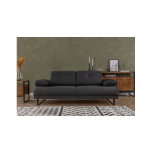 Sofá Cama ONYX 2 Plazas 199x99 cm, Textil Antracita /...