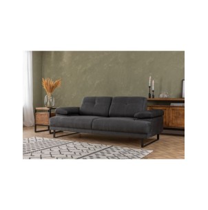 Sofá Cama ONYX 2 Plazas 199x99 cm, Textil Antracita /... 2