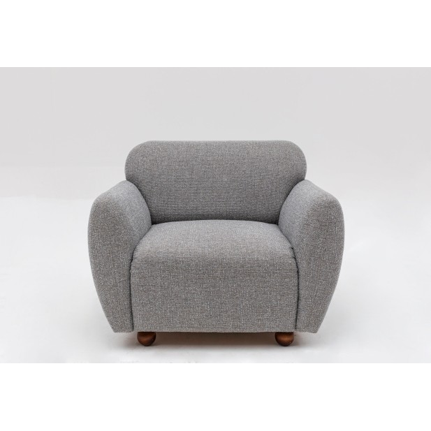 Butaca GENEVE 90x86 cm, Textil Gris...