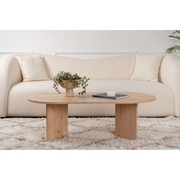 Mesa de Centro Ovalada SILKE, MDF...