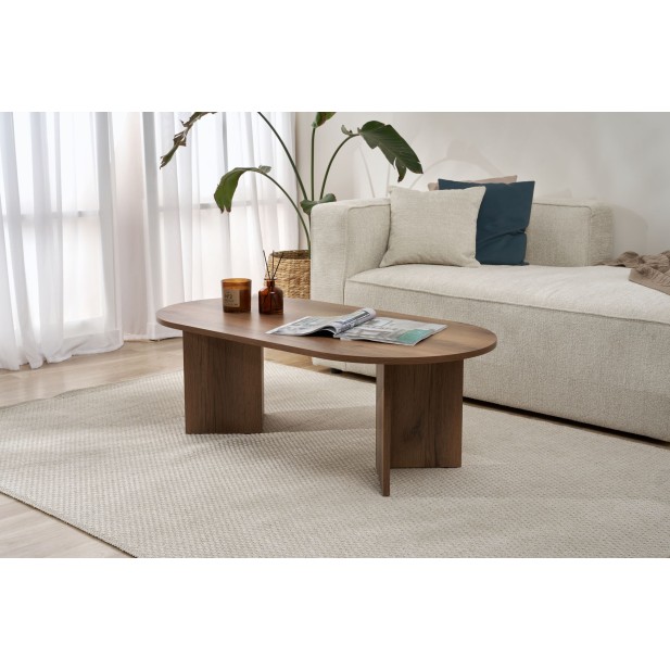 Mesa de Centro Ovalada SILKE, MDF...