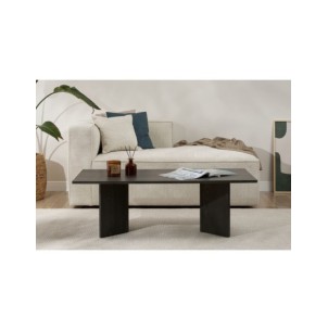 Mesa de Centro Rectangular SILKE, MDF Acabado Negro 2