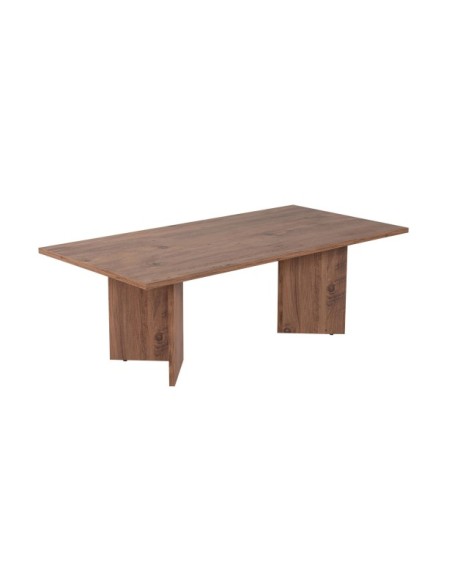 Mesa de Centro Rectangular SILKE, MDF Acabado Pino Atlántico