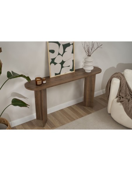Consola LANA, MDF Acabado Nogal