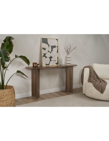 Consola LANA, MDF Acabado Nogal