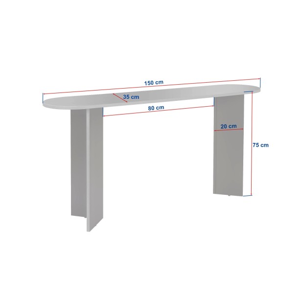 Consola LANA, MDF Acabado Mármol