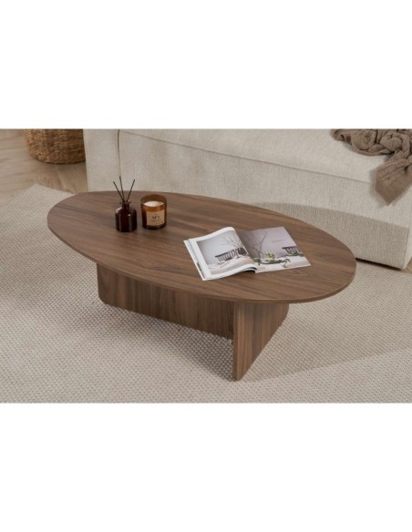 Mesa de Centro VESTA, MDF Acabado Nogal