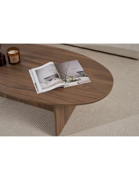 Mesa de Centro VESTA, MDF Acabado Nogal