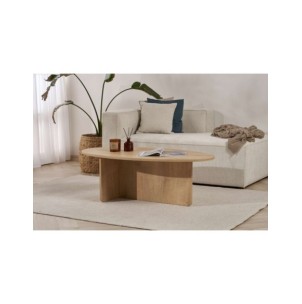 Mesa de Centro VESTA, MDF Acabado Roble 2