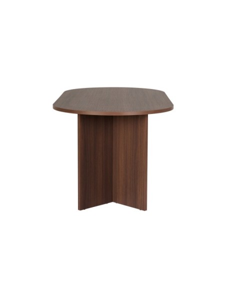 Mesa SILKE 180x89 cm de Comedor, MDF Acabado Nogal