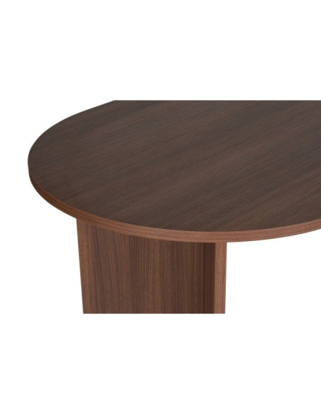 Mesa SILKE 180x89 cm de Comedor, MDF Acabado Nogal