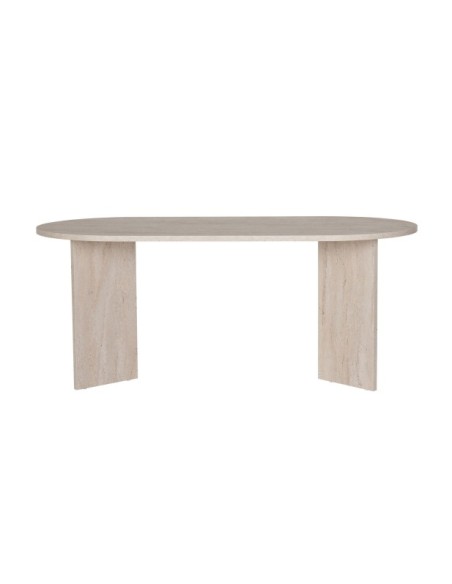 Mesa SILKE 180x89 cm de Comedor, MDF Acabado Mármol