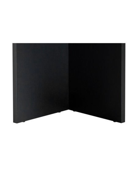 Mesa SILKE 180x89 cm de Comedor, MDF Acabado Madera Negra