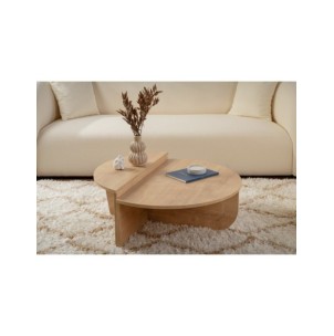 Mesa de Centro ORFEO, MDF Acabado Roble Miel